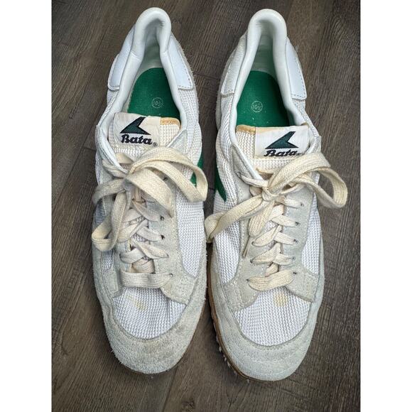 VTG BATA Sneakers Mesh/Suede Leather Sport Shoes Made in Korea 1980s main image 14